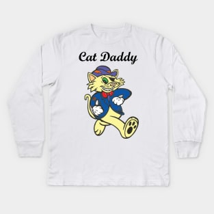 Cat Daddy Kids Long Sleeve T-Shirt